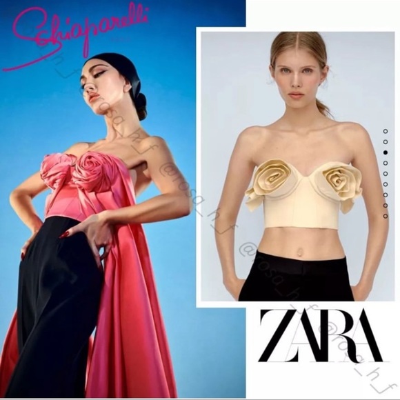 LAST 1!🔥ZARA FLORAL BUSTIER LIMITED EDITION - Picture 7 of 17